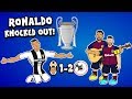 😊RONALDO OUT!😊 (Juve vs Ajax & Barca vs Man Utd Parody Goals Highlights Champions League 2019)