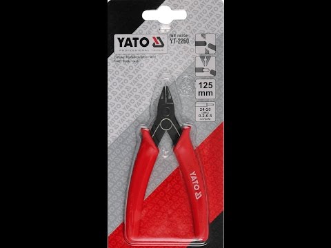 Бокорезы для электриков YATO (YT-2260), длина 125 мм, профессиональные Бокорезы для электриков YATO (YT-2260), длина 125 мм, профессиональные