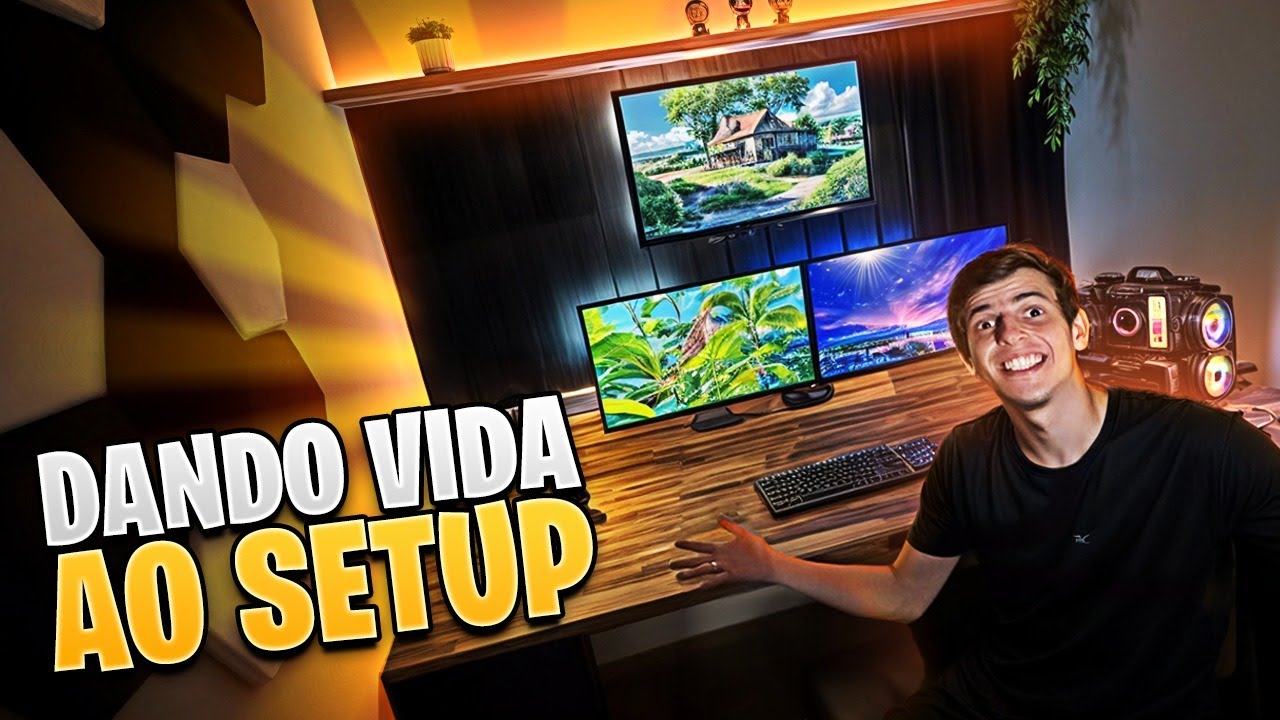 REFORMEI POR COMPLETO O SETUP DO MEU AMIGO