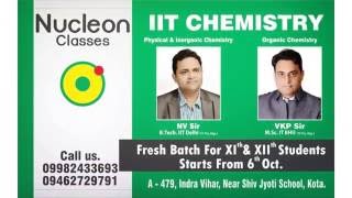 NUCLEON CHEMISTRY CLASSES KOTA | IIT JEE MAIN + ADVANCED | AIPMT