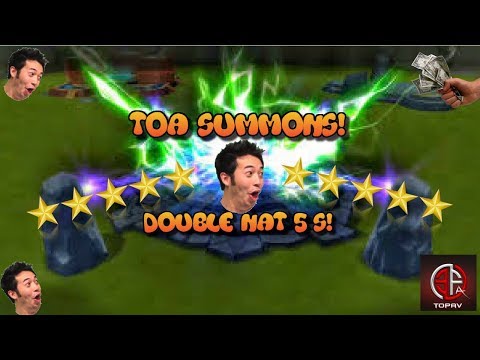 DOUBLE NAT 5 SUMMON | Best ToA Summons EVER!