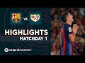Highlights FC Barcelona vs Rayo Vallecano (0-0)