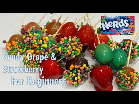 Grape Candy￼ Tanghulu For Beginners ￼|| Easy and simple recipe Jolly Ranchers Candy grape 🍇