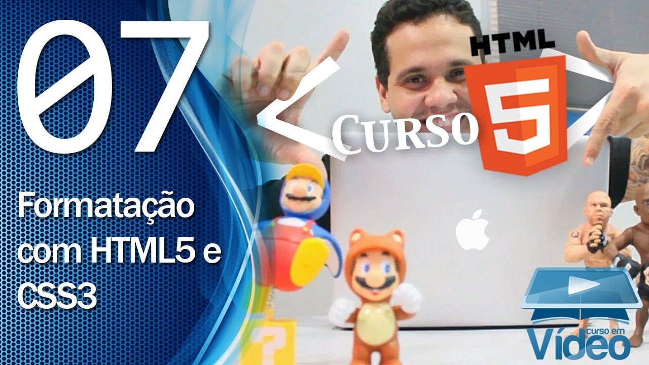 Curso de HTML5 - 07 - Formatação de Texto com HTML5 e CSS3 - by Gustavo Guanabara