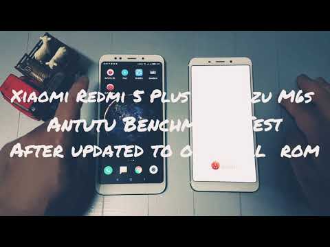 Xiaomi Redmi 5 Plus vs Meizu M6s AnTuTu Benchmark Test After Updated to Official Rom