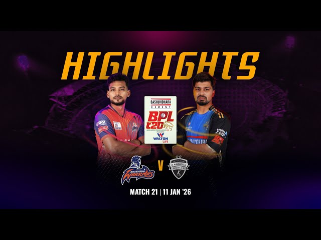 Match 21 Highlights | Rajshahi Warriors 🆚 Rangpur Riders | BPL 2026