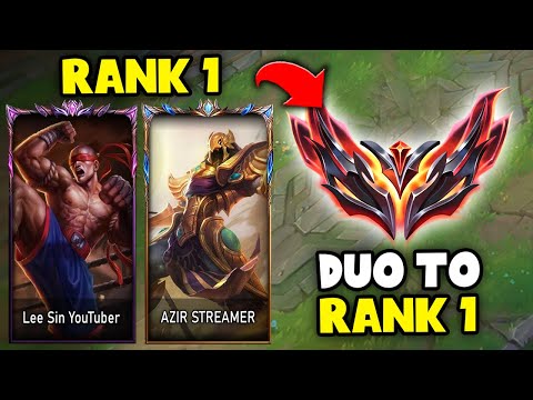 Speed Running to Master with the Rank 1 Azir (Road to Rank 1 Lee Sin)