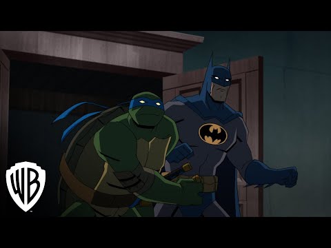 Thumbnail of the video: Batman vs Turtles Clip