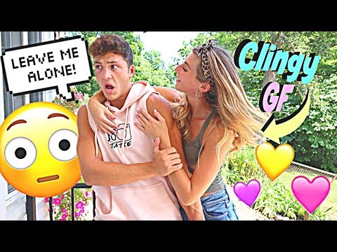 Being a CLINGY GIRLFRIEND To See How My Boyfriend Reacts... Video