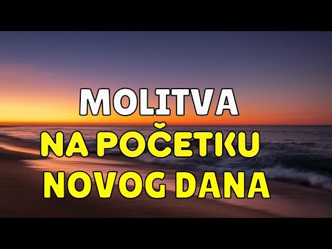 KRATKA JUTARNJA MOLITVA ZA SRETAN POČETAK DANA - BOG VAS BLAGOSLOVIO