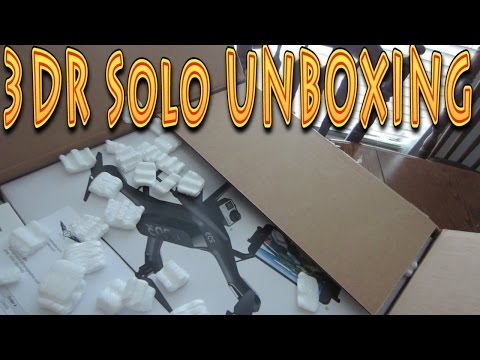 Unboxing: 3DR Solo with Gimbal 3D Robotics Drone!!! (11.09.2015)