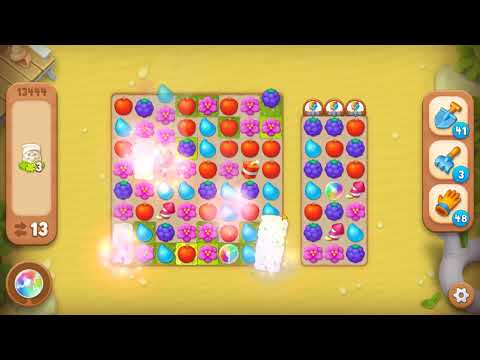 Gardenscapes level 13444 Gameplay #Bubunka