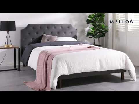 Mellow Home - MAVN Upholstered Fabric Platform Bed