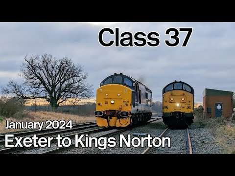 Class 37 Driver's Eye View: Exeter St. Davids to Kings Norton (Birmingham)