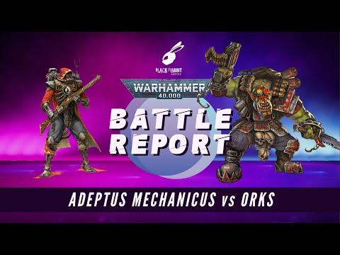 Ad Mech vs Speed Waaagh Orks Warhammer 40k 9th Edition Battle Report