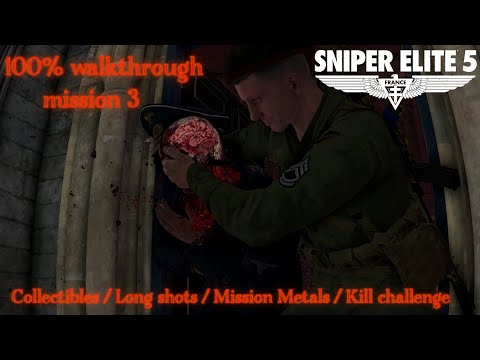 Sniper Elite 5 100% walkthrough mission 3 / Spy Academy