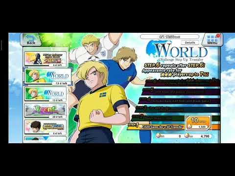 DAY 2 (STEP 2) - GACHA EVENT HALF ANNIVERSARY  PREMIUM TRANSFER CAPTAIN TSUBASA ZERO