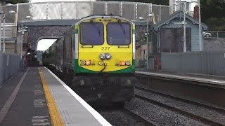 preview picture of video 'IE 201 Class Locomotive 227 + Enterprise 9003 - Donabate, Dublin'