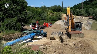 В Кърджали подменят главния водопровод, минаващ през коритото на река Арда