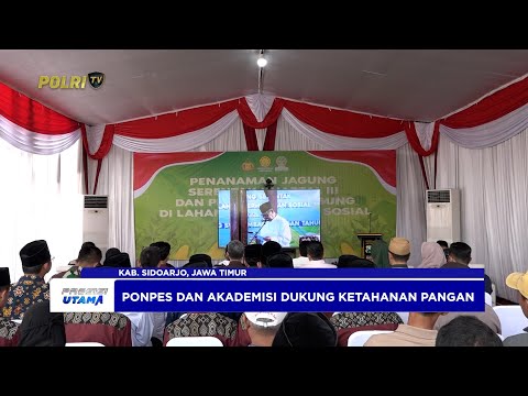 POLRESTA SIDOARJO TANAM JAGUNG JAGUNG SERENTAK KUARTAL III SUKSESKAN KETAHANAN PANGAN