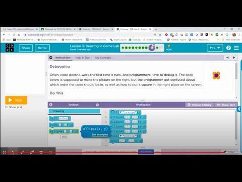Code org CS Discoveries Unit 3 - Lesson 3 Overview