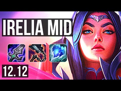 IRELIA vs PANTH (MID) | 8 solo kills, 700+ games | KR Master | 12.12