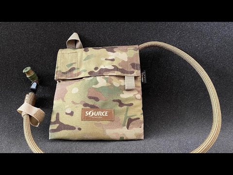 Source Tactical Kangaroo 1L bladder and matching hydration carrier first look