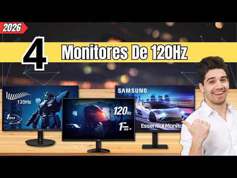 TOP 4 Melhores Monitores 120Hz Para Comprar Em 2026 | Qual Monitor Comprar?