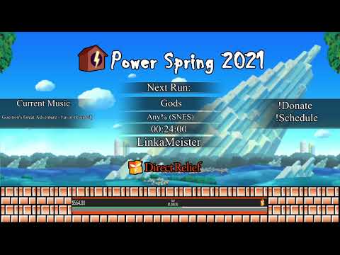 PowerSpring 2021 - Gods, Any% (SNES) by LinkaMeister in 19:45