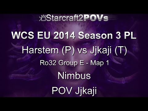 SC2 HotS - WCS EU 2014 S3 PL - Harstem vs Jjakji - Ro32 Group E - Map 1 - Nimbus - Jjakji