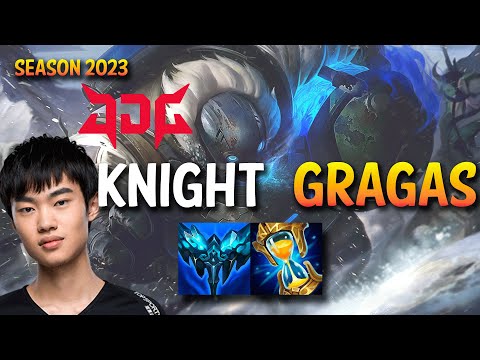 JDG Knight GRAGAS vs AZIR Mid - KR Ranked