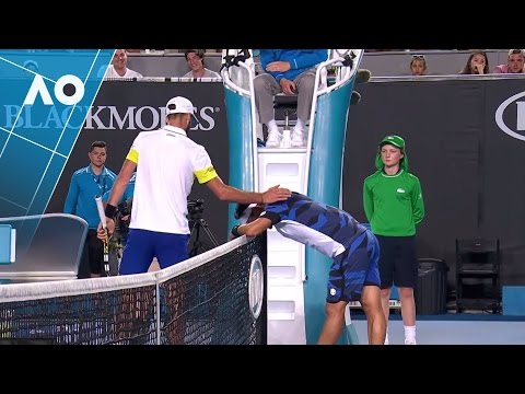 Paire stops Fabio Fognini from blowing his lid | Australian Open 2017
