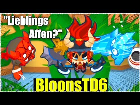 SCHAFFEN EURE LIEBLINGSAFFEN DEN SCHIMPANSENMODUS? - Bloons TD6 [Deutsch/German]