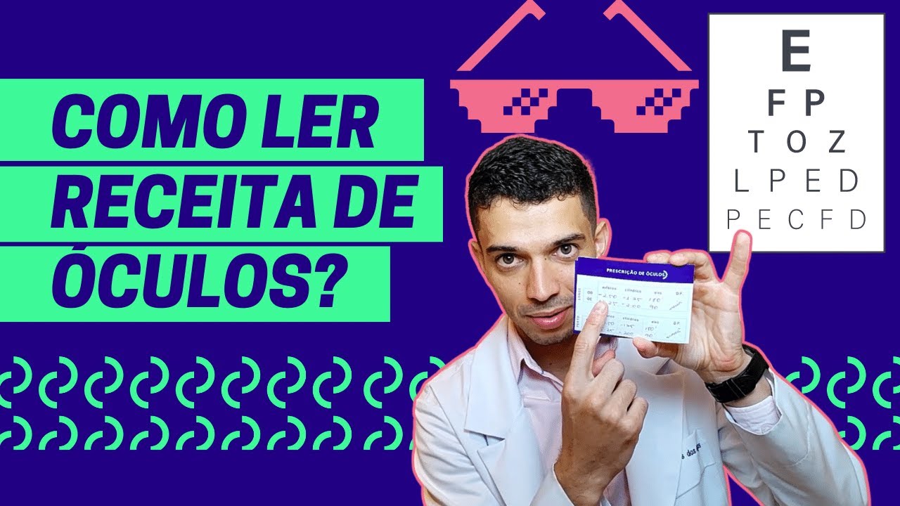 TUTORIAL: Como ler receitas de óculos? Miopia, hipermetropia, astigmatismo e presbiopia | dr.olho