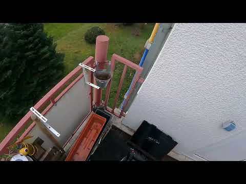 Dachreparatur an Logia in Colditz Teil 1 - Dachdecker