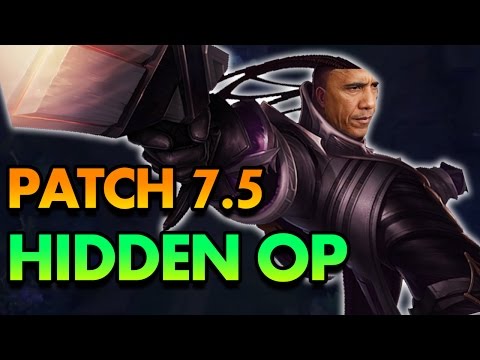 PATCH 7.5 HIDDEN OP - HOW TO CARRY AS DOUBLE GUN OBAMA (Lucian) MID - League of Legends Commentary