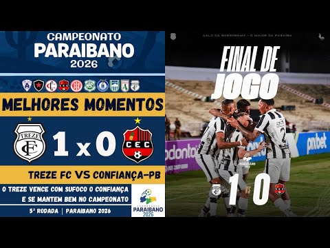 Treze vs Confiança-PB | Highlights | Round 5 | Paraíba State Championship 2026