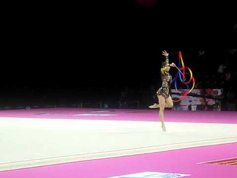 Alexandra Piscupescu Ribbon Qualification WCh Montpellier 2011 (Day 4)