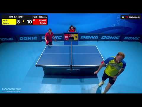 12:50 Yurii Kolos - Oleksii Zaiets 02.09.2023 TT Euro.Cup Ukraine  Professional. Table 4