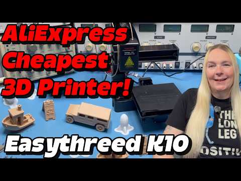 I Bought The Cheapest 3D Printer on AliExpress! The Easythreed K10 - Cheap & Fun 3D Printing!