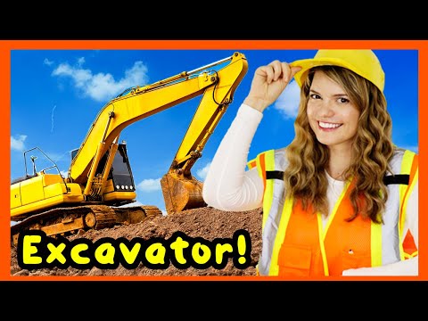 Construction Vehicles for Kids | Excavator Videos for Children with Speedie DiDi