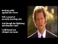 Randy Travis - Whisper My Name LYRICS