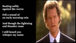 Randy Travis - Whisper My Name LYRICS