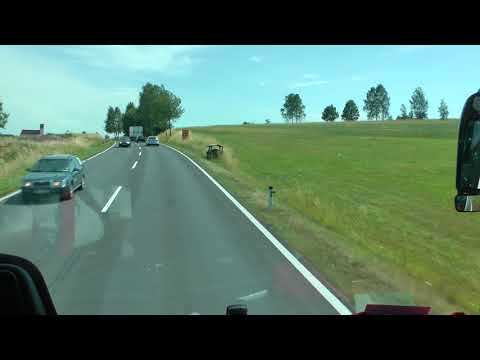 driver view Austria Hwy. B310 south in Austria from Czech border to S10 Expressway