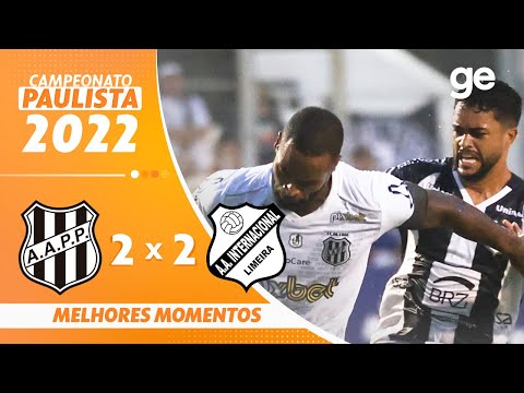 Gols e lances de Ponte Preta x Internacional de Limeira