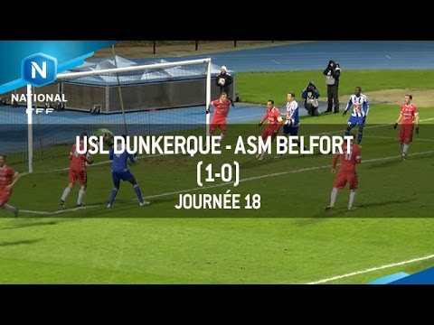 J18 : USL Dunkerque - ASM Belfort (1-0), le résumé