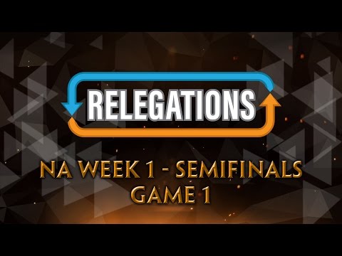 SMITE S4 Relegation Open Brackets NA Week 1 - Semifinals (Game 1)