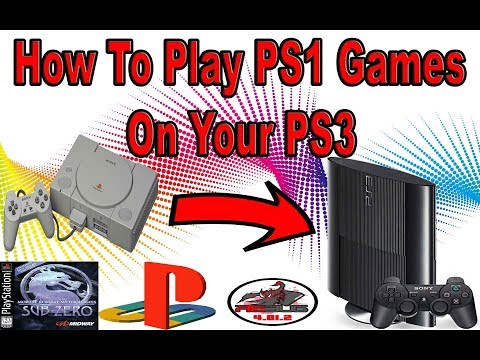 How To Play PS1 Games On Your Jailbroken PS3 ( Very Easy 2017) Video