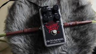 Video thumbnail for Electro-Harmonix Bass Soul Food | transparent overdrive, great for guitar too! by JJ of the T