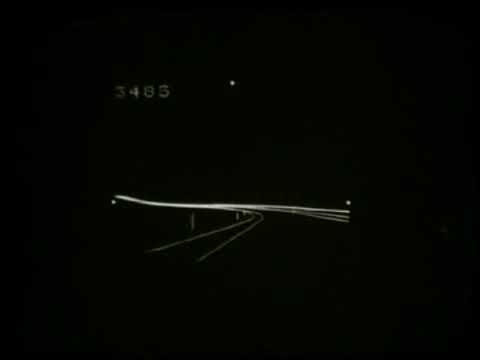Rendering of a planned highway (1961) - First realistic computer animation